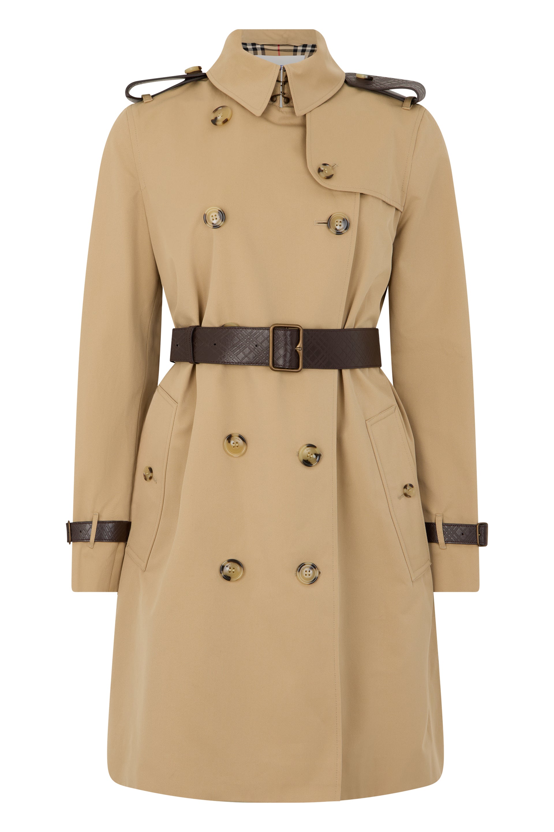 Women's Double-Breasted Cotton Trench Jacket