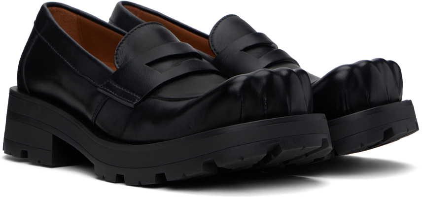 Charles Jeffrey LOVERBOY Black Sheathed Moggies Loafers