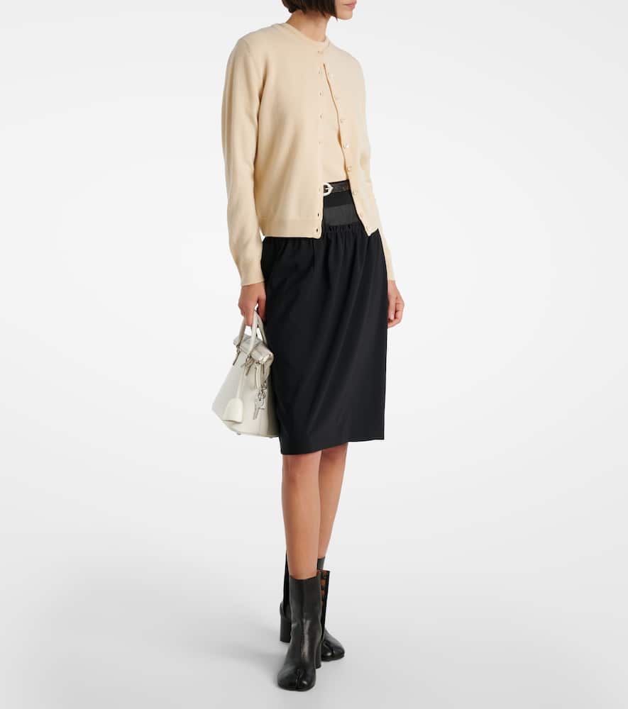Virgin wool cardigan