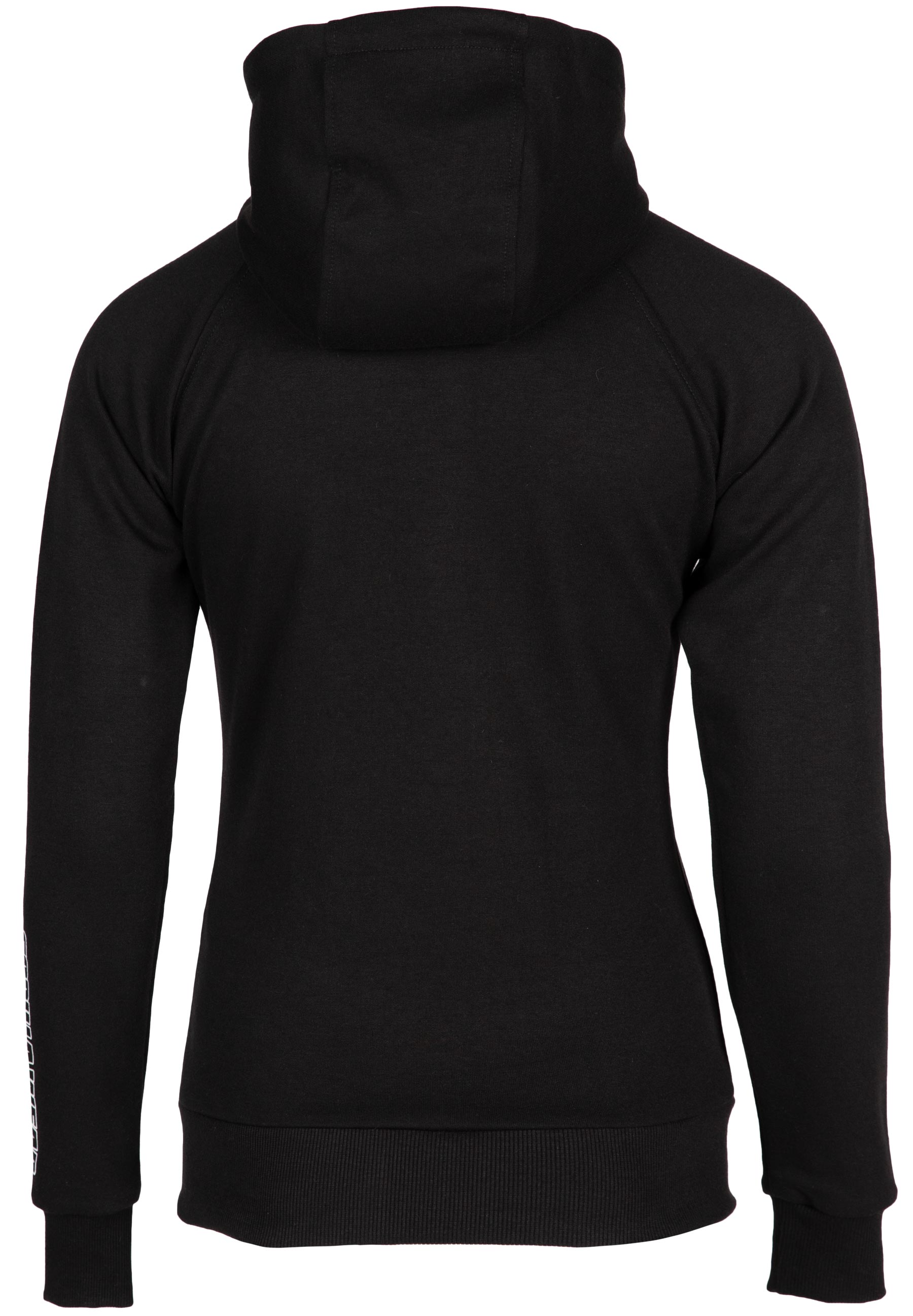 Marion Zipped Hoodie - Black