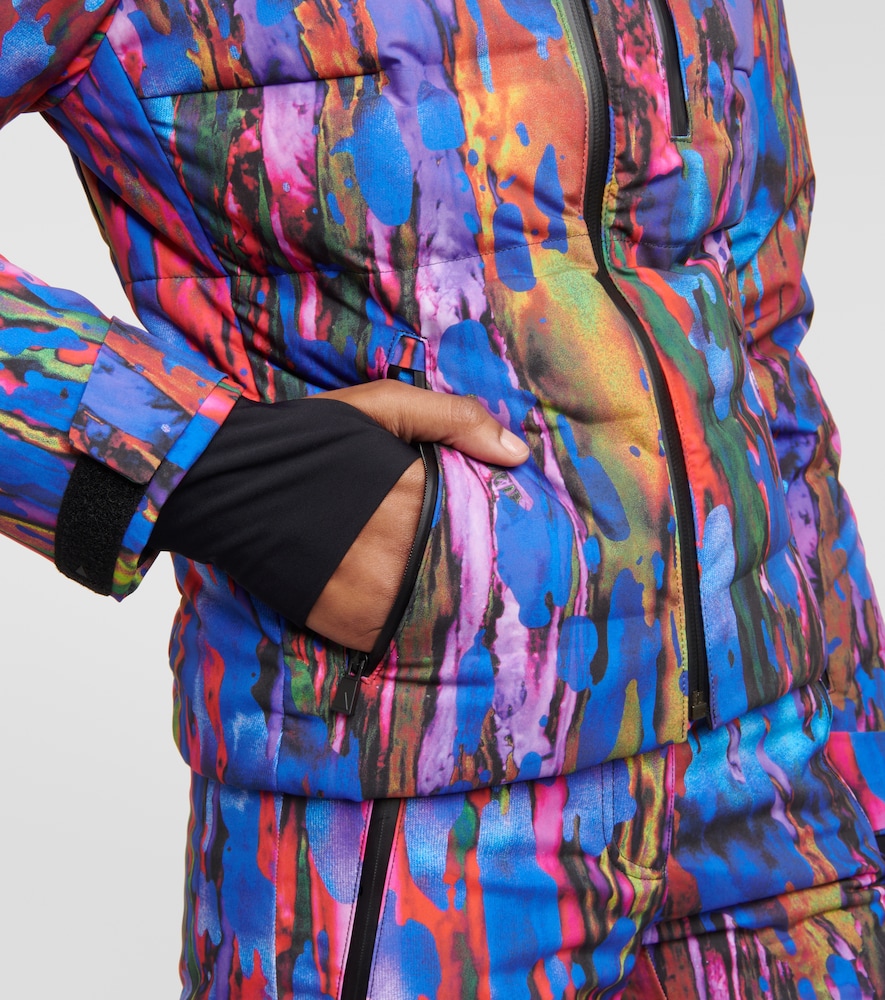 Down ski jacket