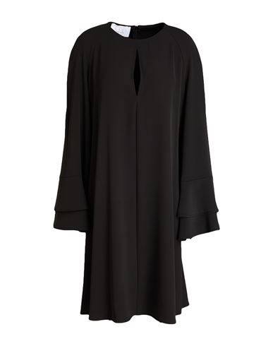 Woman Midi dress Black Size 10 Polyester, Elastane