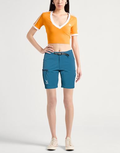 Haglöfs Woman Shorts & Bermuda Shorts Deep teal Size 10 Recycled polyamide, Polyamide, Elastane