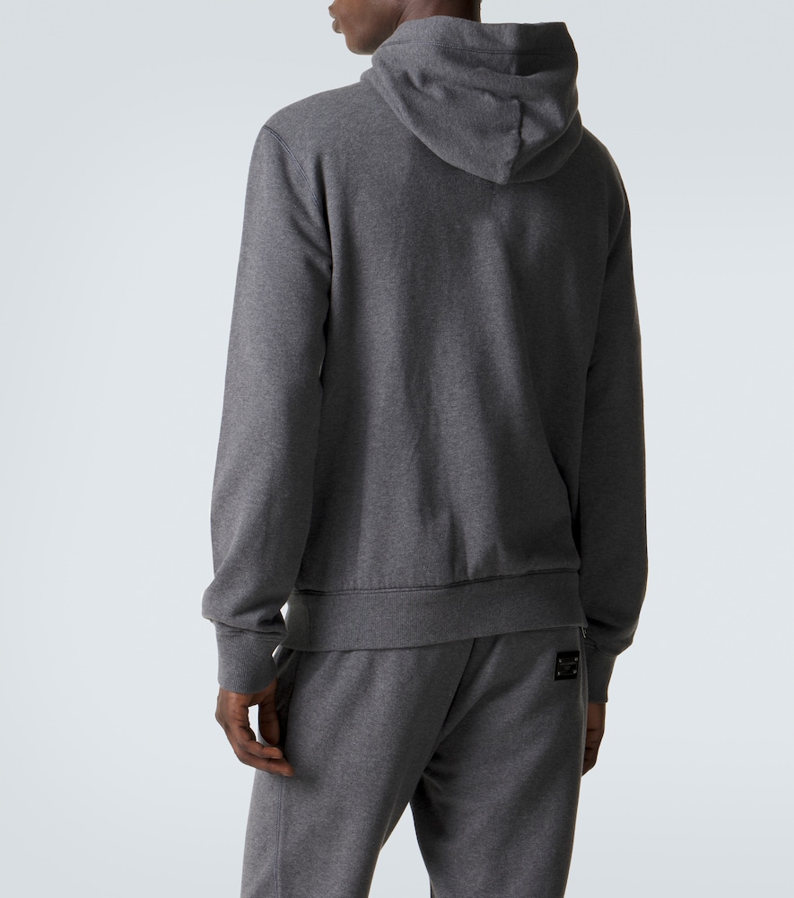 Cotton jersey hoodie