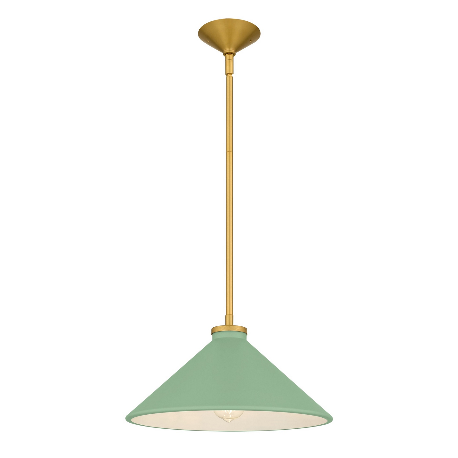 Brushed Gold Pendant from the Bradbury Collection