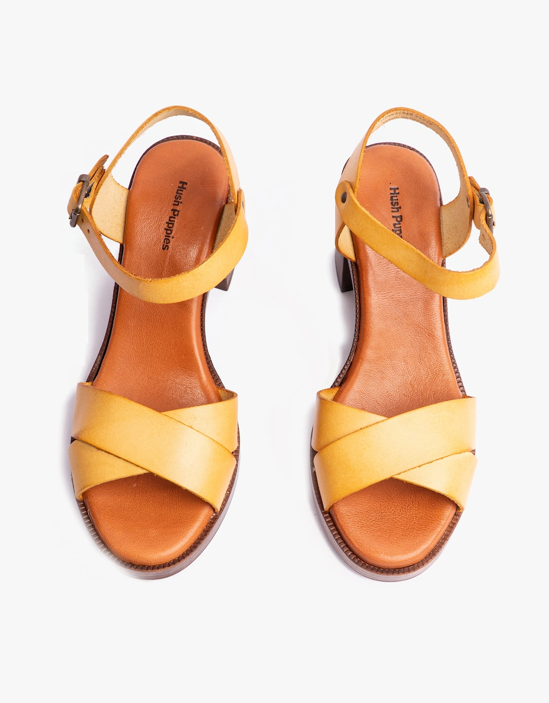 Women's Hush Puppies GEORGIA Womens Sandals Yellow