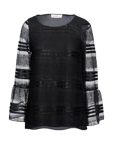 Woman Top Black Size 4 Polyester