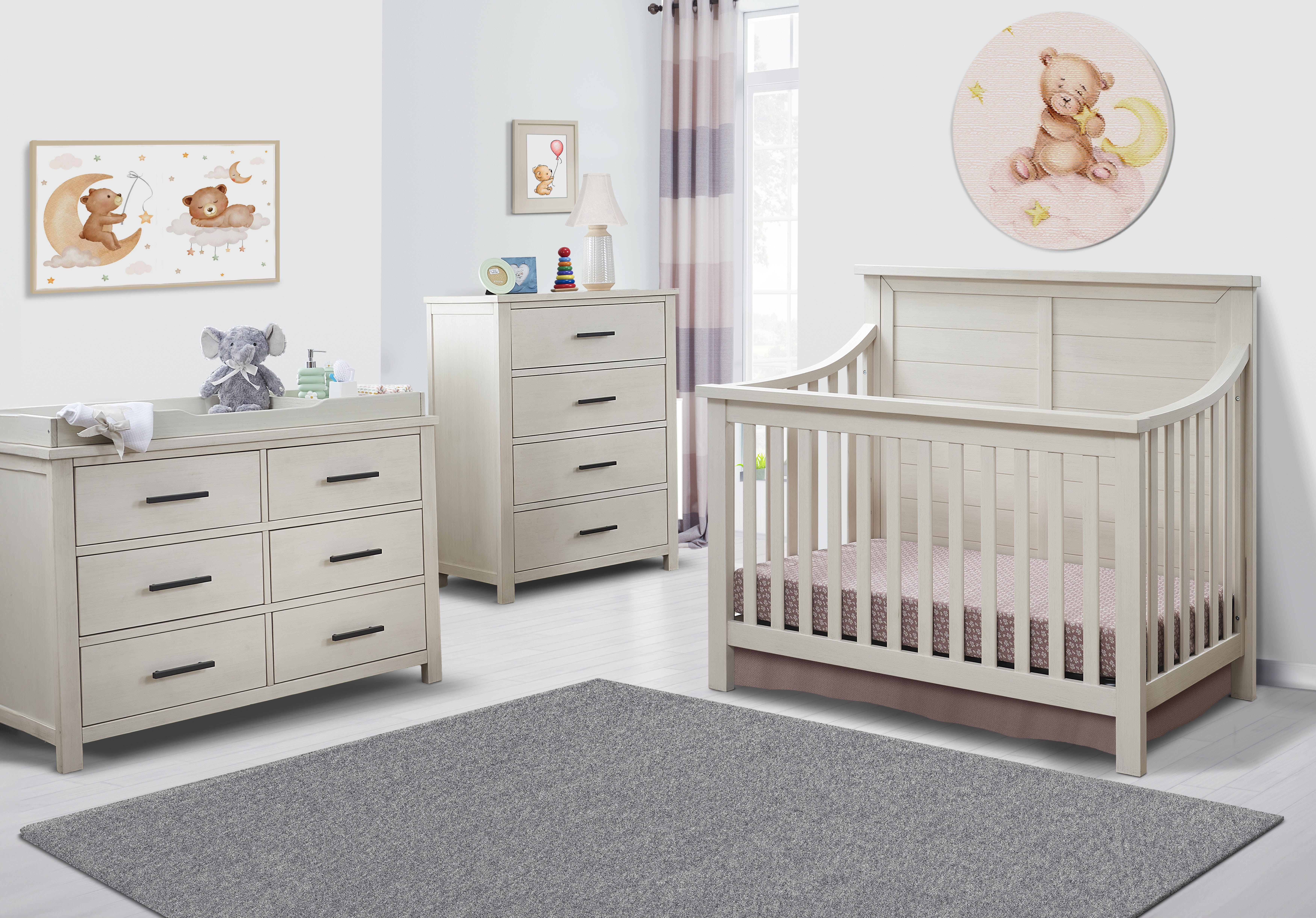 Sorelle Furniture Westley Crib, Brushed Ivory