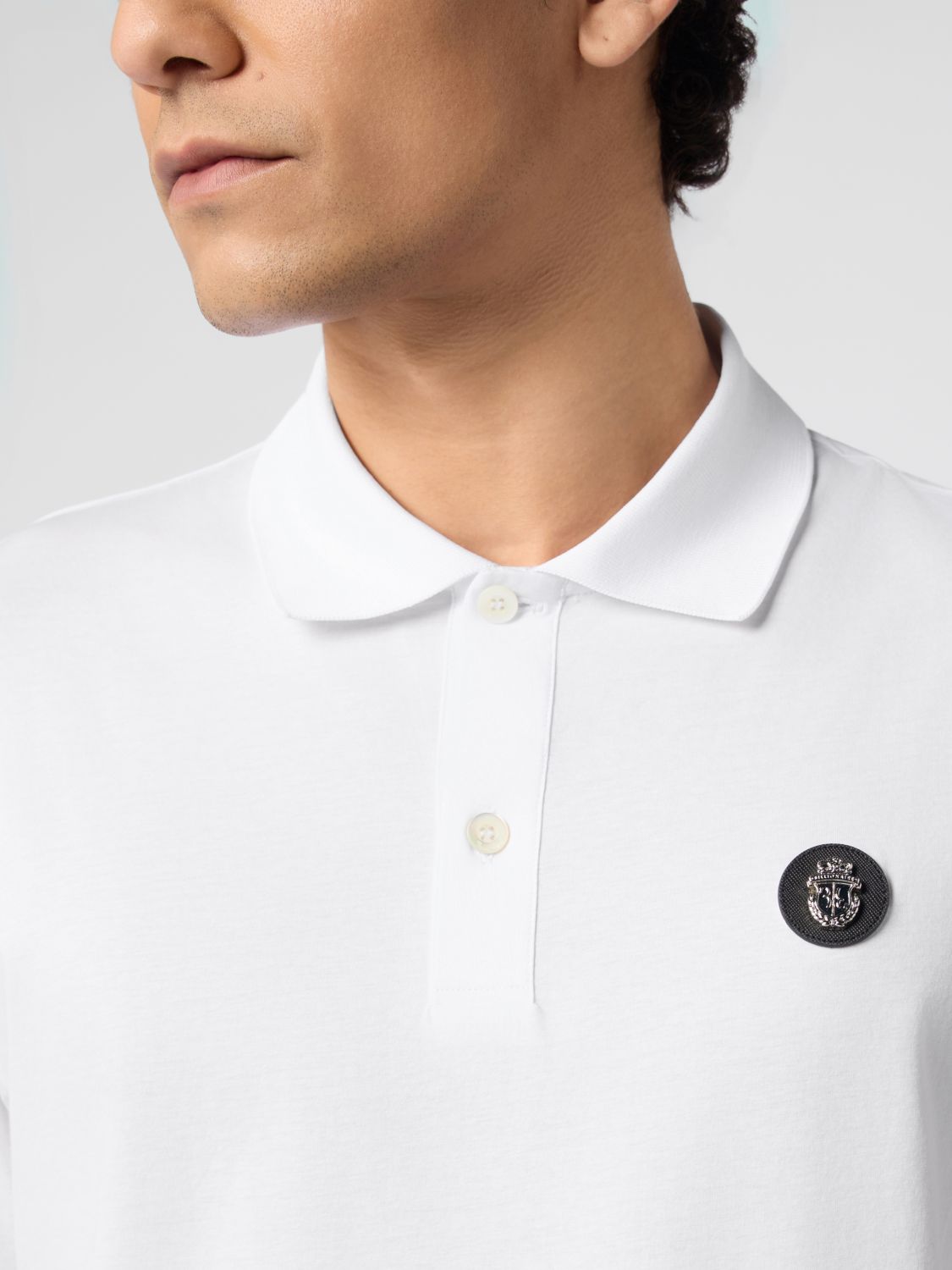 Polo Shirt Men color White