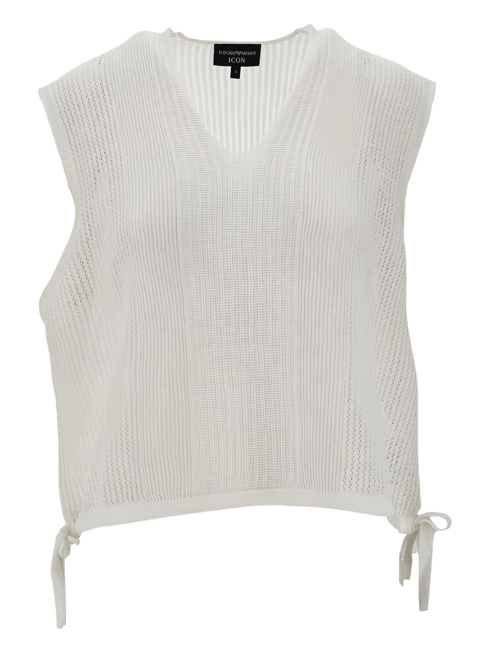 Emporio Armani v-neck top - White
