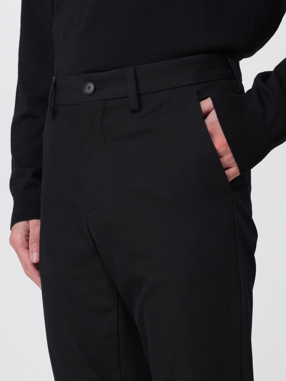 Pants Men color Black