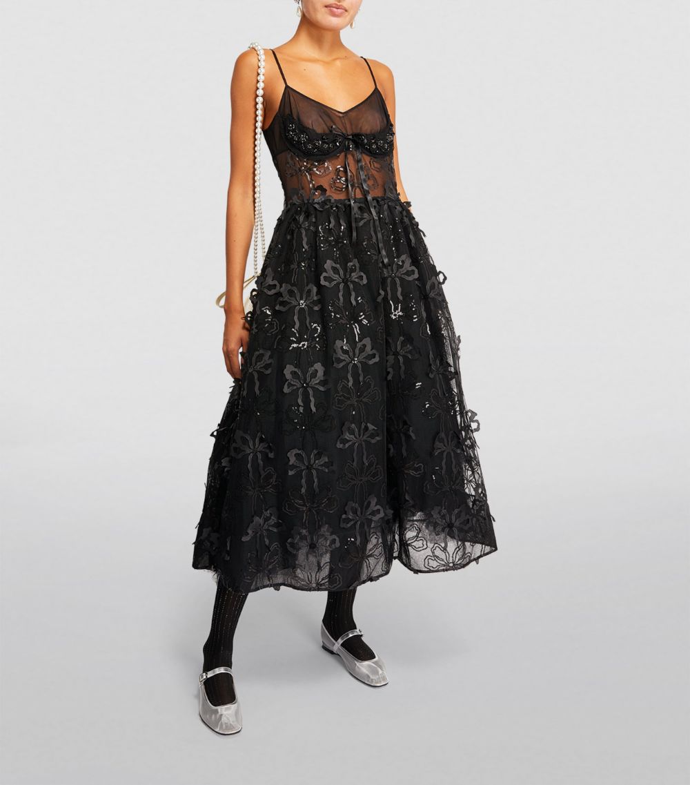 Embellished Midi Dress