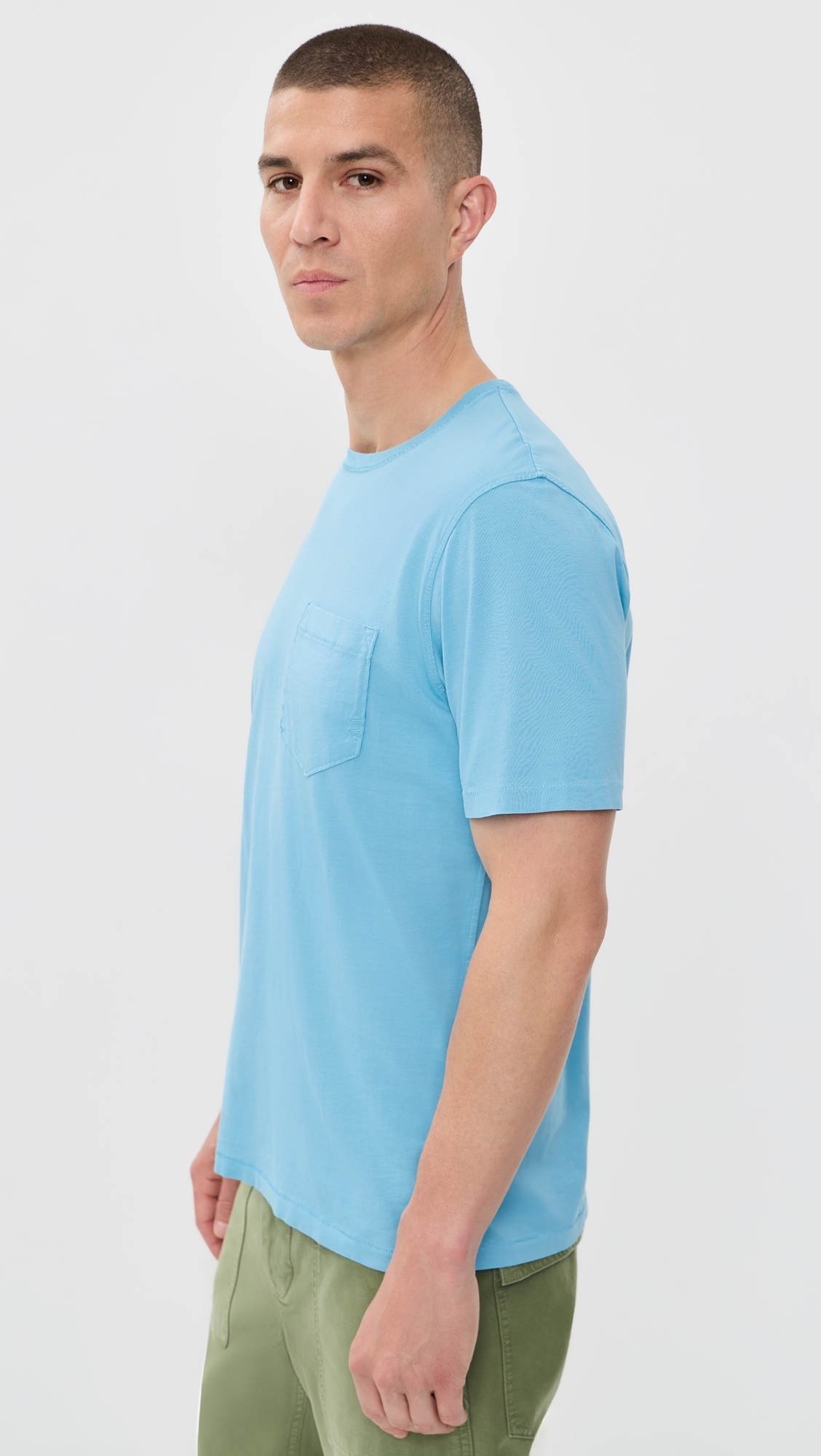 Washed Tee Delphinium Blue
