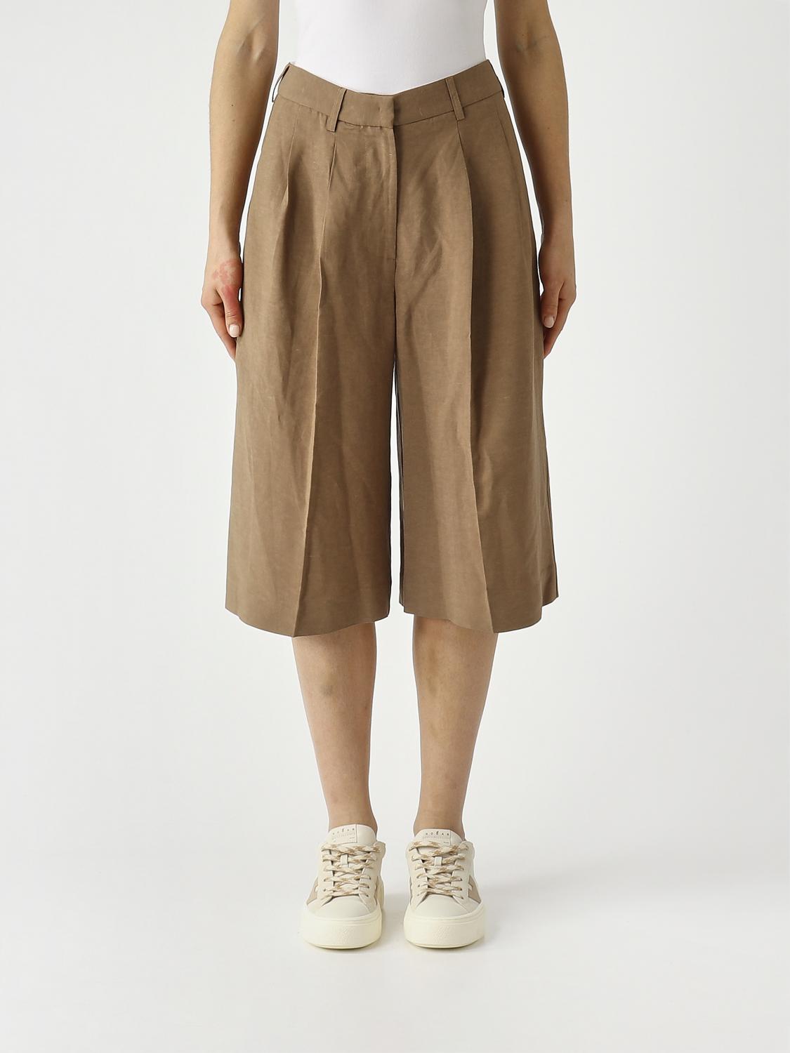 Shorts Woman color Brown