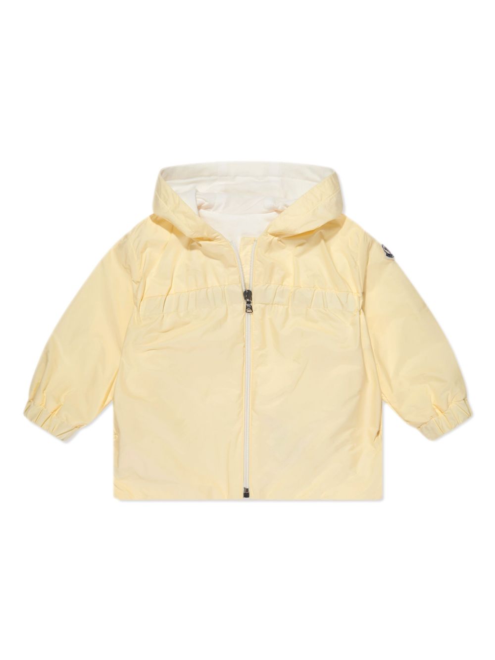 Cotton hooded raincoat - Yellow