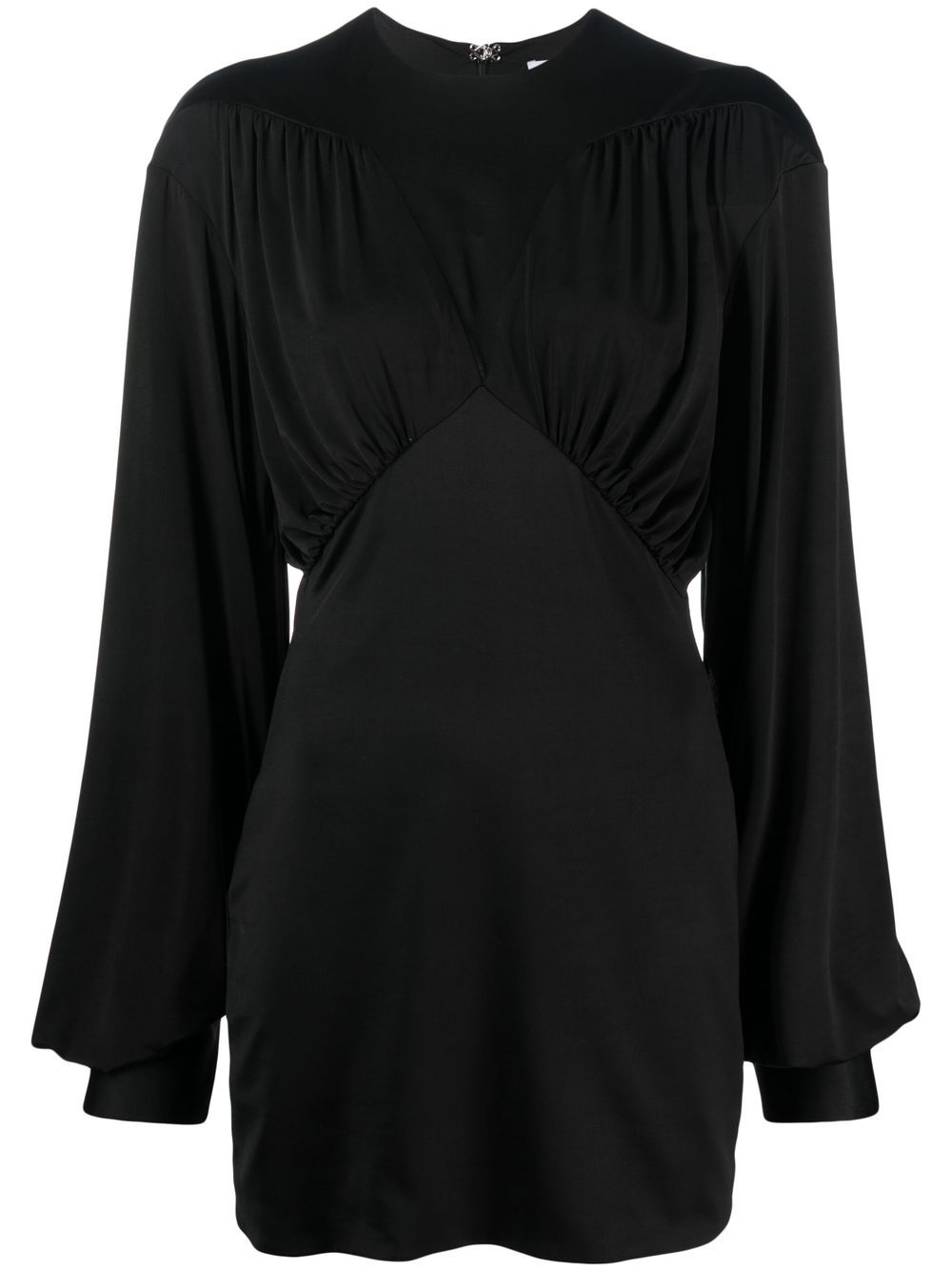 Judy split-sleeve minidress - Black