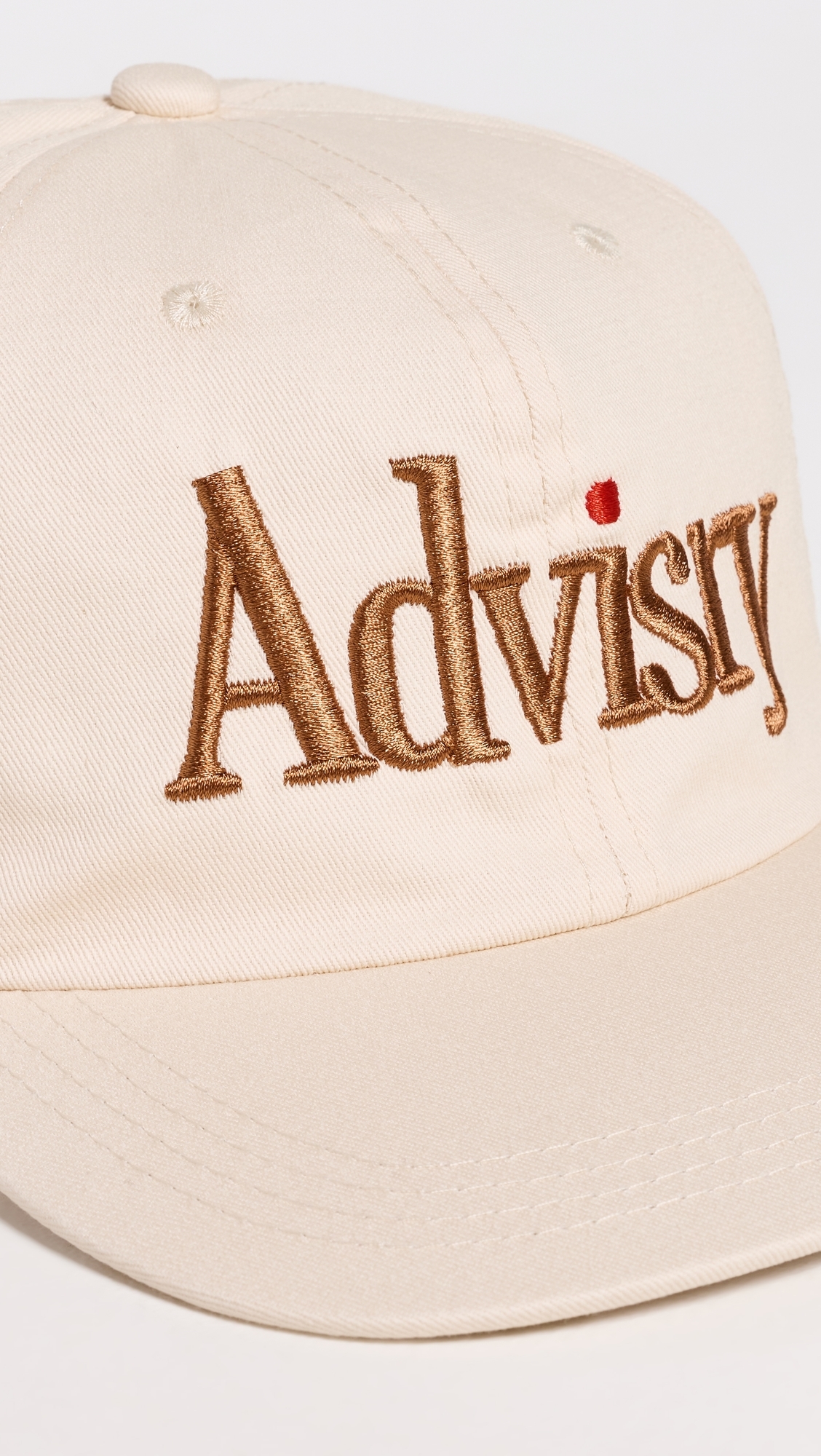 Dot Logo Cap White One Size