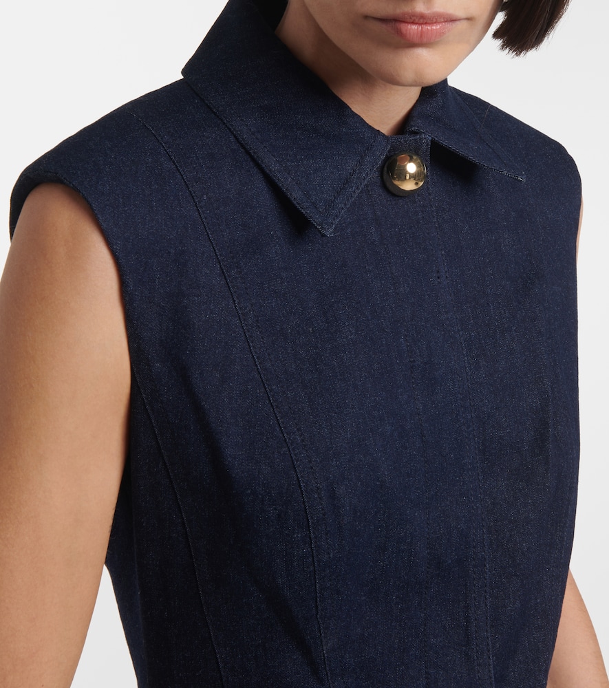 Serina cotton-blend minidress