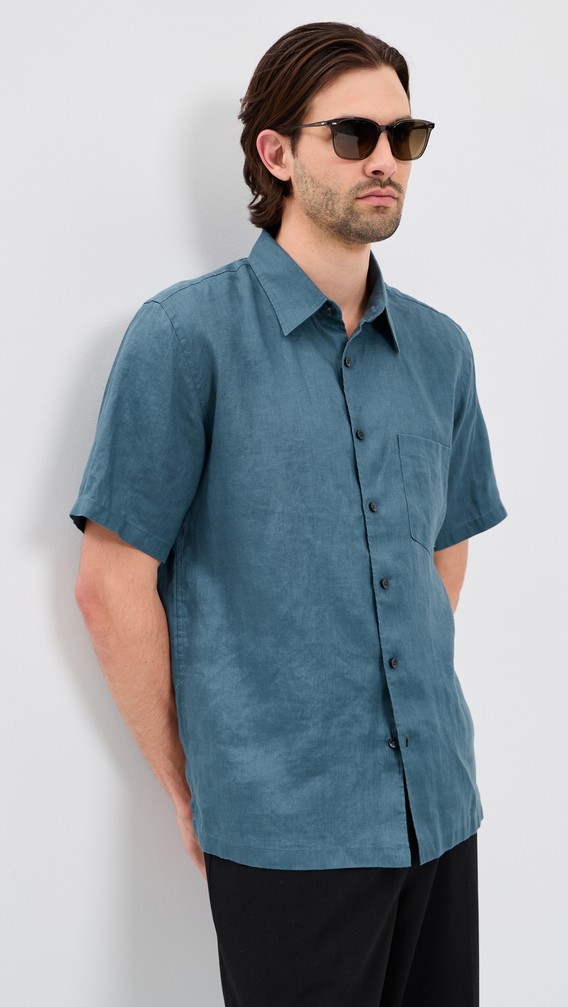 Irving Relaxed Linen Shirt Bering