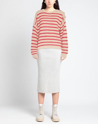 Woman Sweater Beige Size ONESIZE Acrylic, Viscose, Wool, Alpaca wool