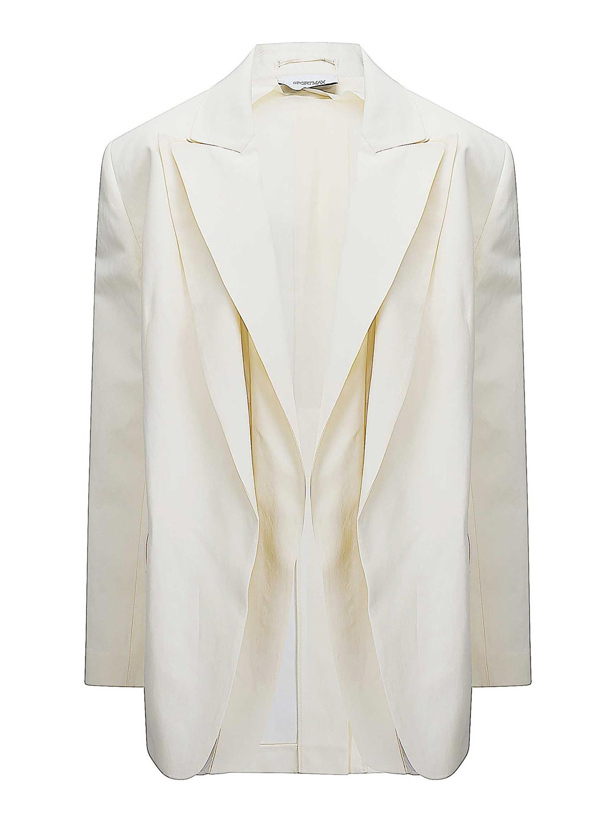Tenuta Blazer In Light Yellow Viscose Blend
