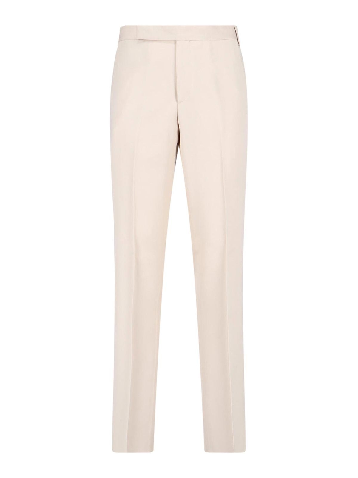 Lardini - straight trousers belt loops side pocket