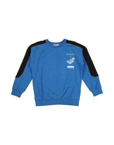 Cesare Paciotti Kid Boy Sweatshirt Azure Size 10 Cotton, Elastane