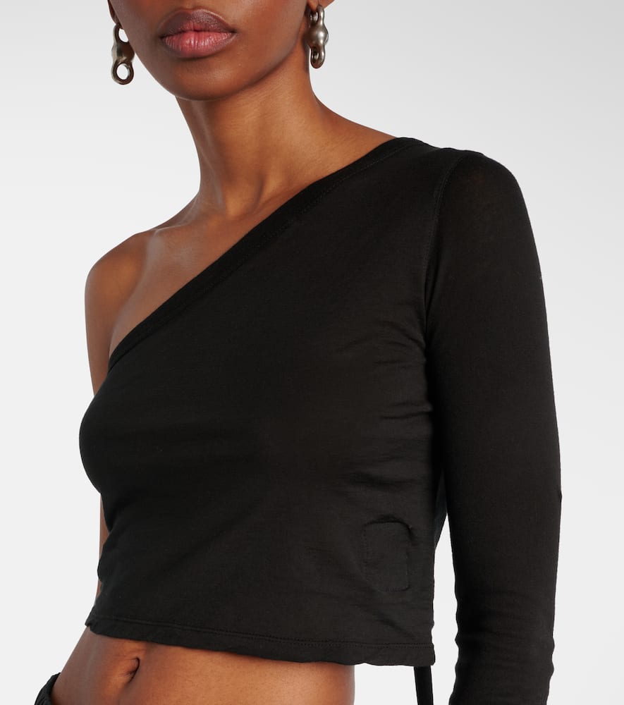 Ziggy one-shoulder crop top