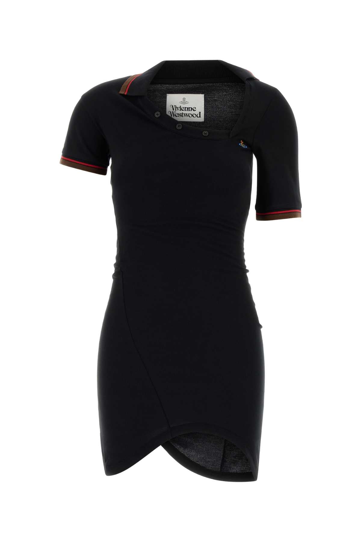 Glory Polo Dress — Black