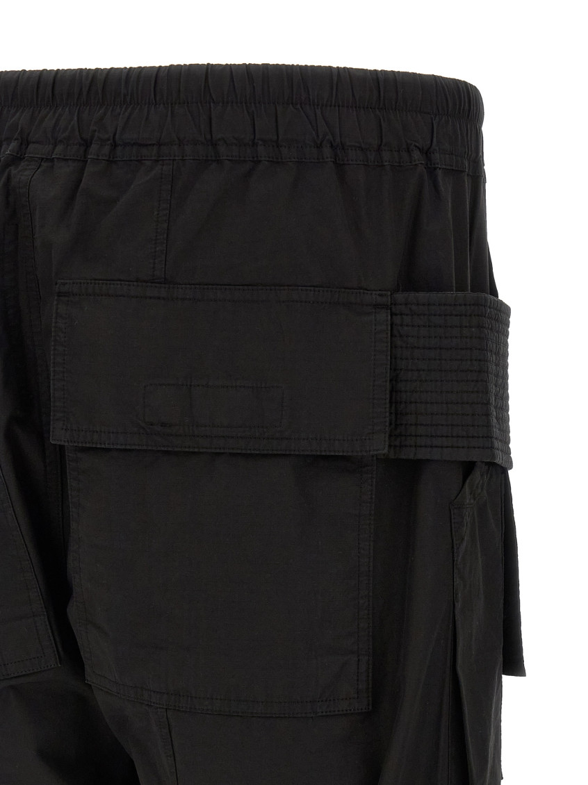 Black Relaxed Cargos Pants