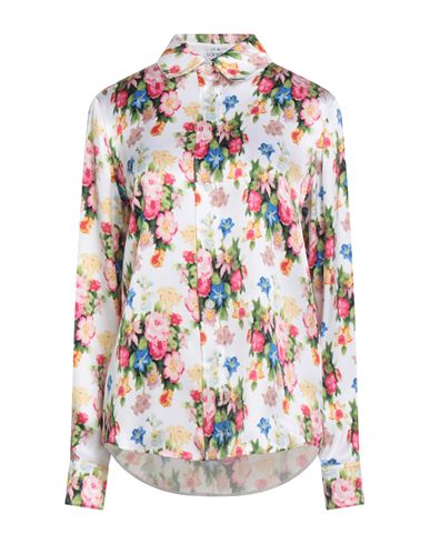 Woman Shirt Cream Size 4 Silk