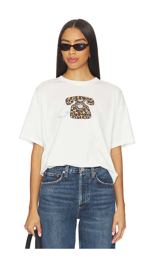 Never Fully Dressed White Call Me Boxy T-shirt in White. S. Also in