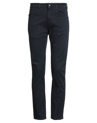 Man Pants Midnight blue Size 32 Cotton, Elastane