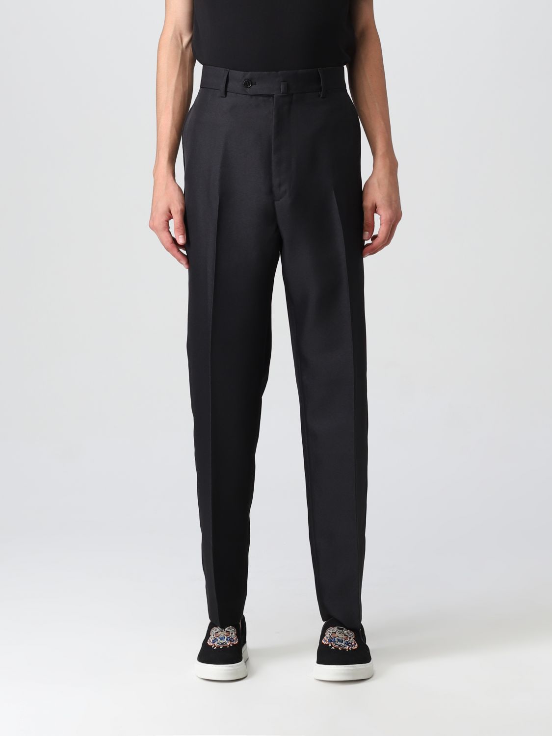 Pants Men color Black
