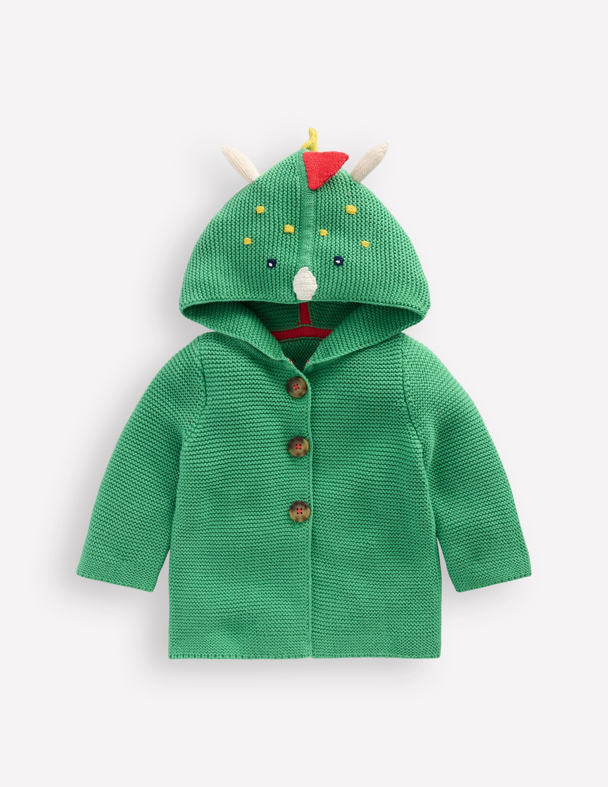 Baby Novelty Knitted Jacket in Green | Size 0-3 Months
