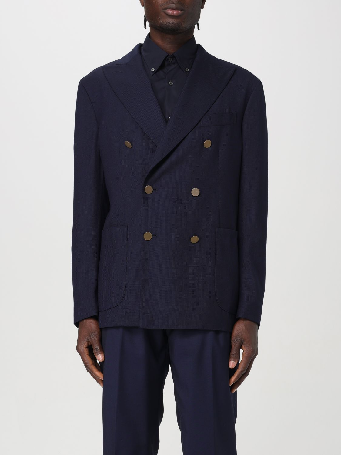 Jacket Men color Blue
