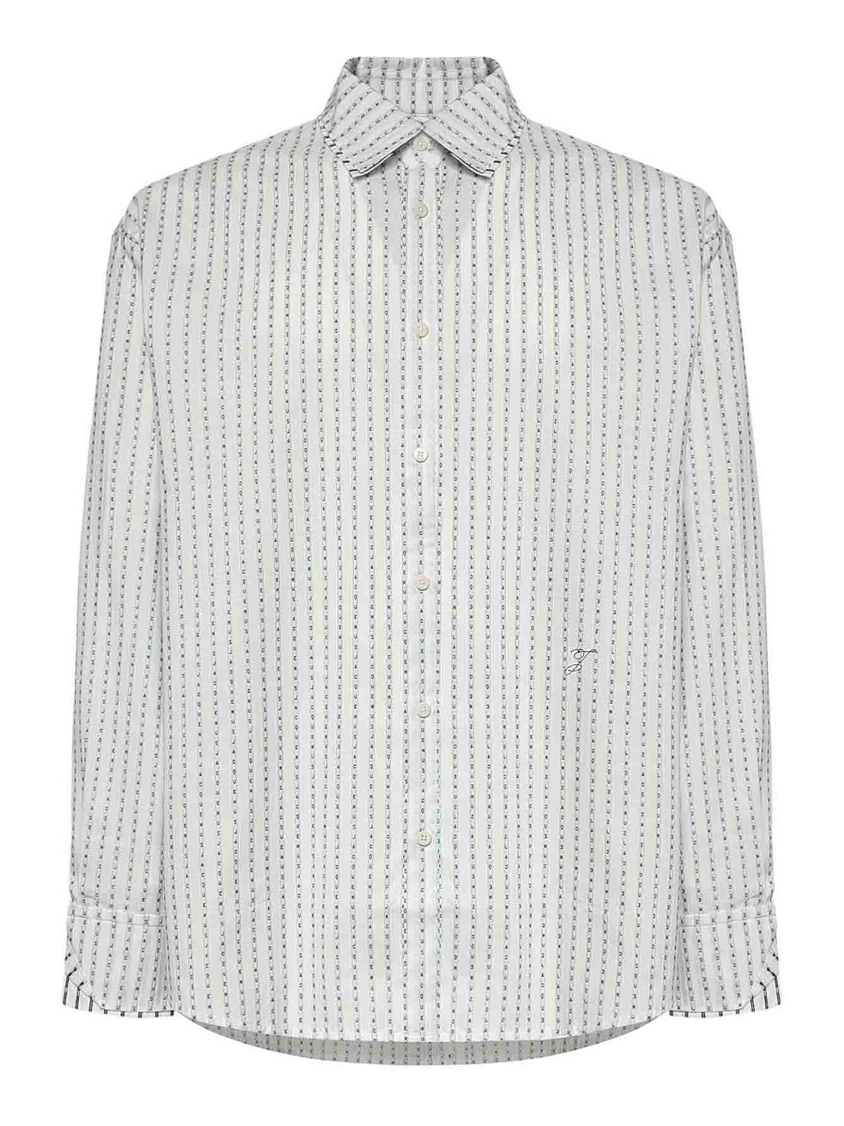 Shirts White Cotton - Men