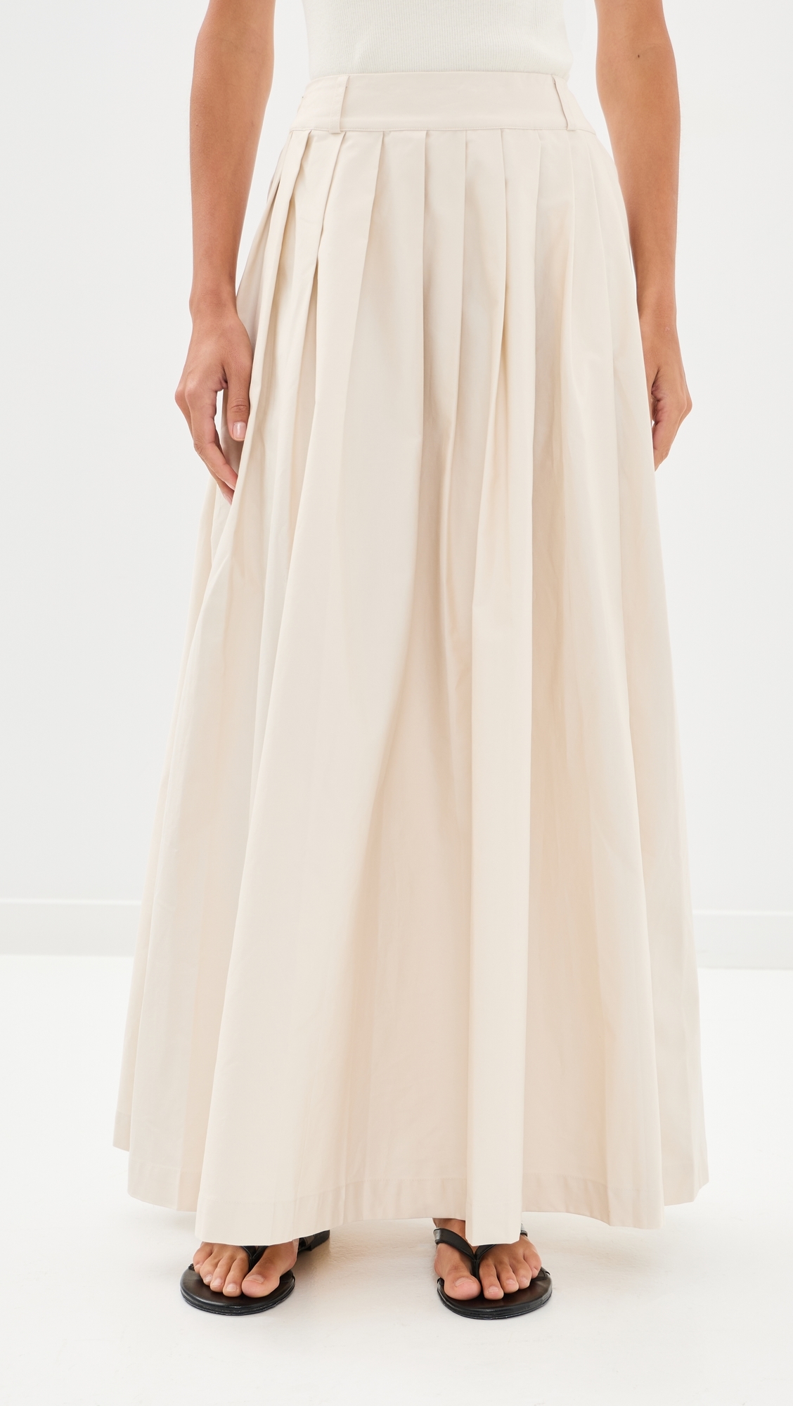 Delphi Maxi Skirt Cream