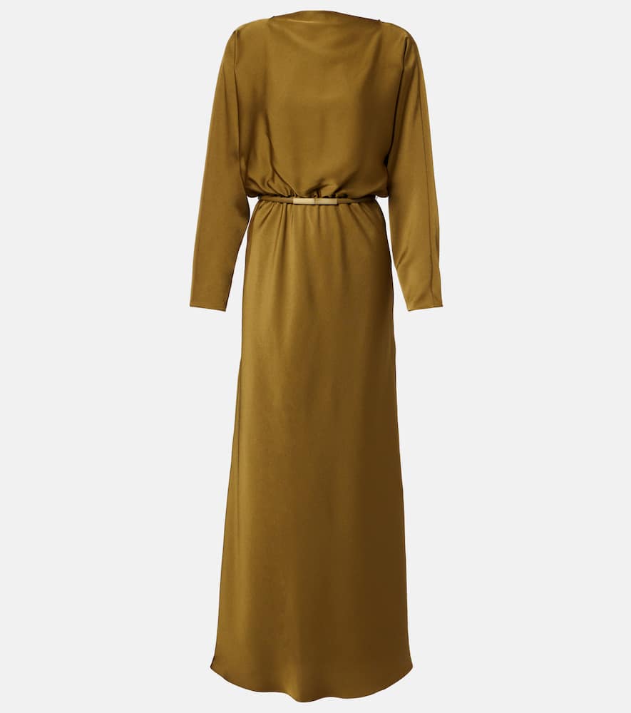 Pentola satin cocktail dress