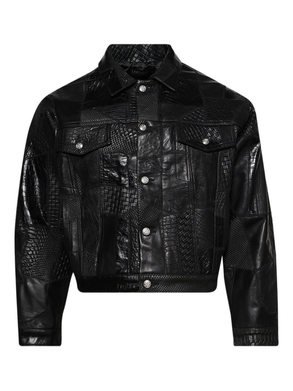 Body Shop patchwork leather jacket - Black