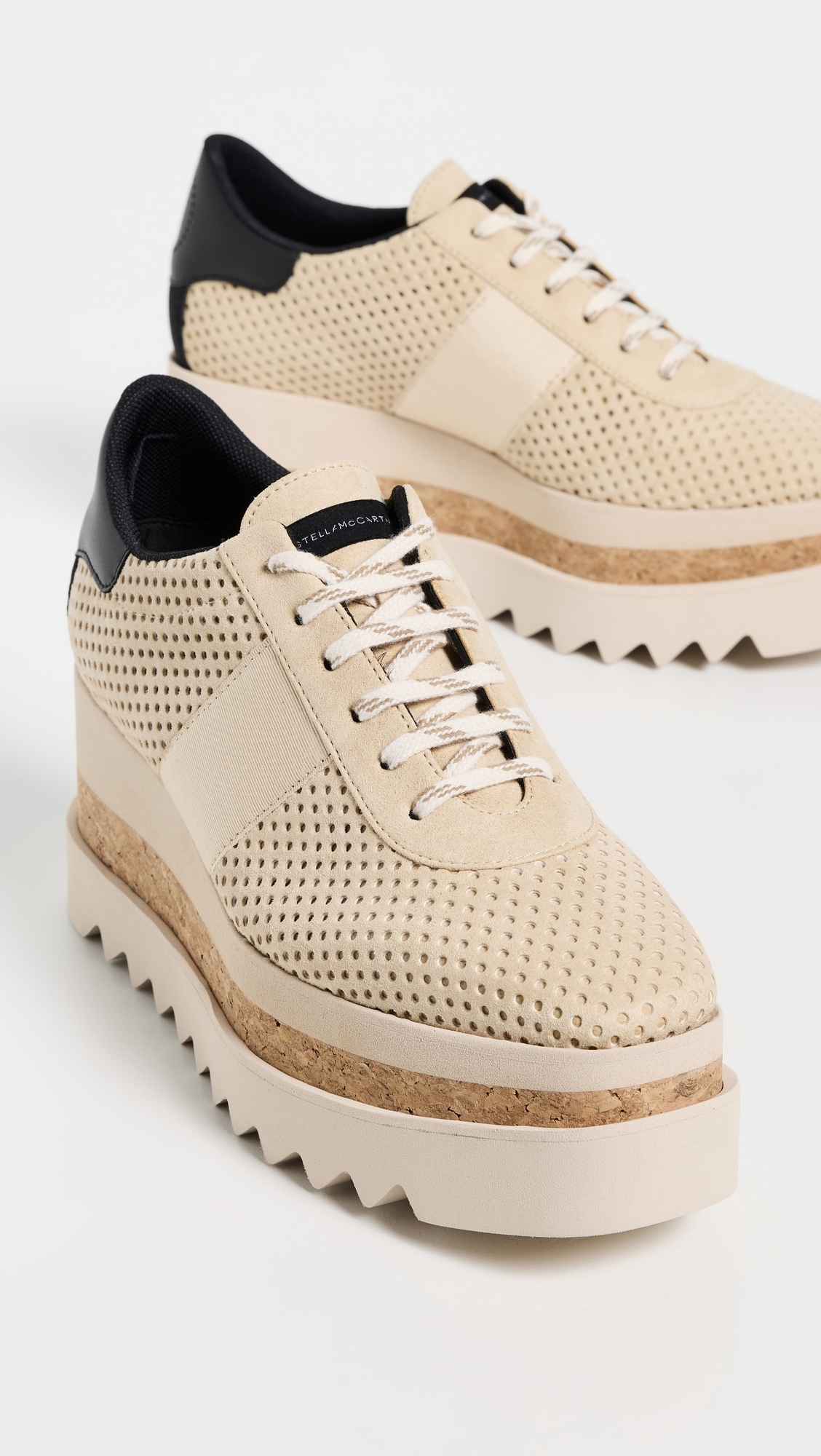 Stella McCartney Sneakelyse Alter Suede Sneakers Dust