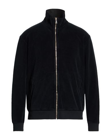 Man Sweatshirt Black Size L Cotton