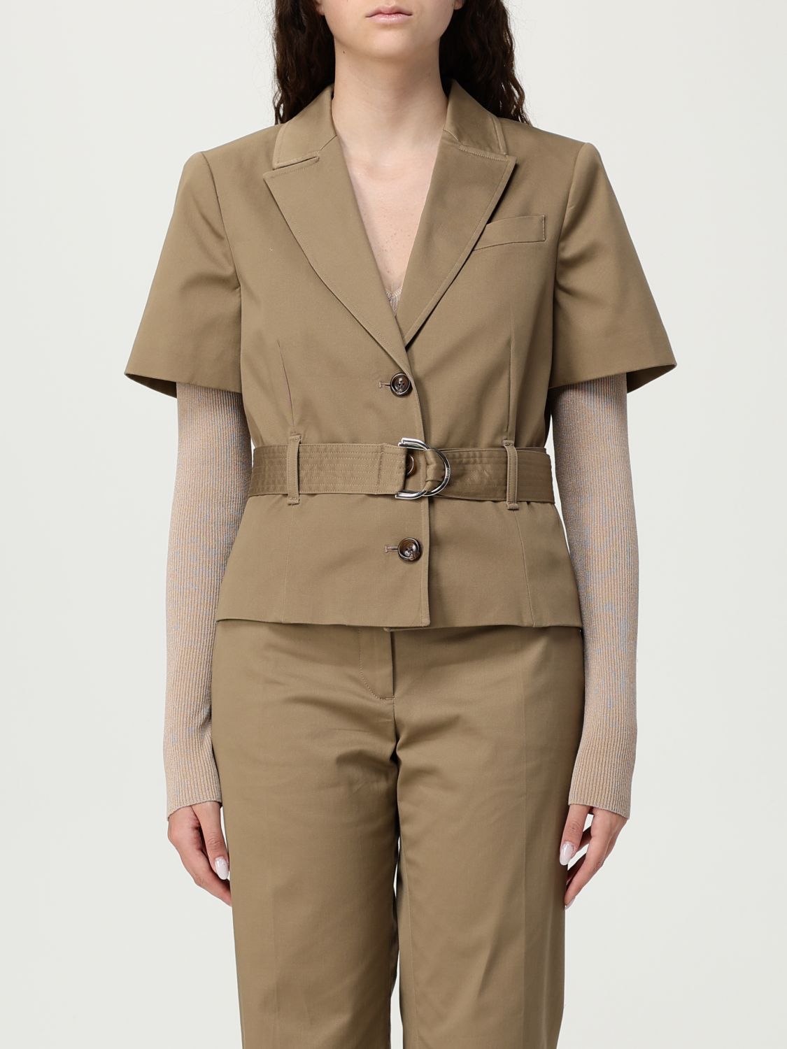 Jacket LIU JO Woman color Beige