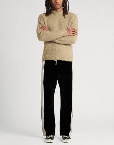 Man Pants Dark brown Size S Cotton, Modal