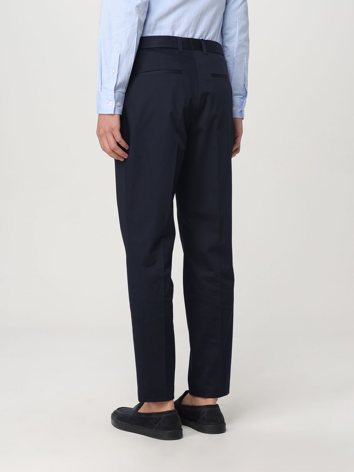 Pants Men color Blue