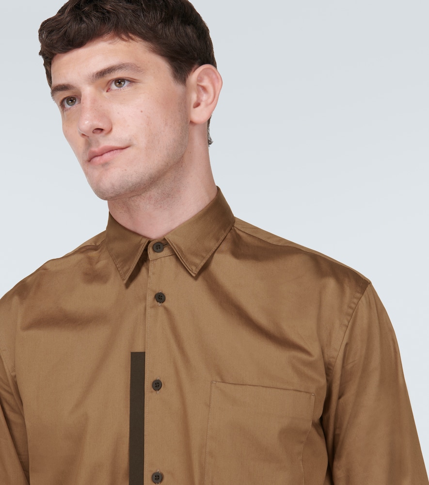 Cotton poplin shirt