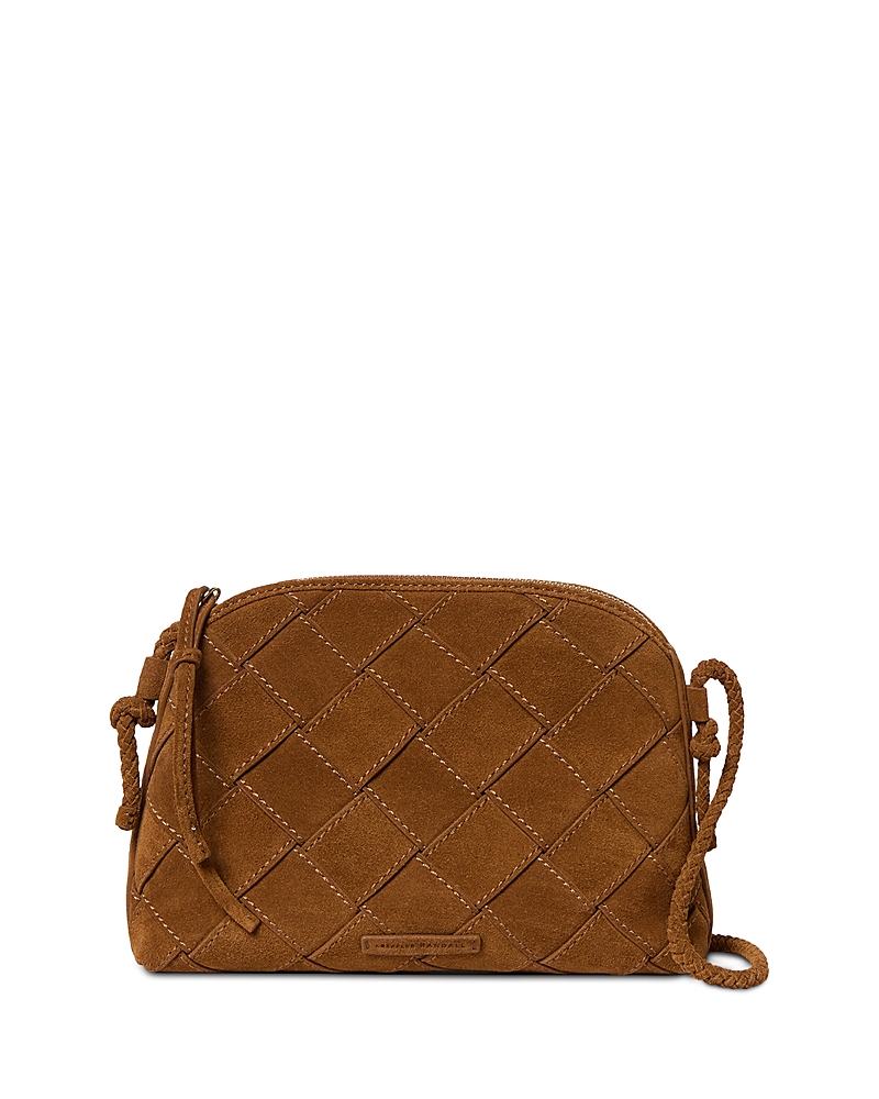 Mallory Woven Suede Crossbody Bag