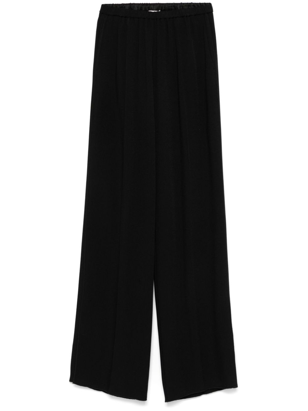 Straight-leg trousers - Black
