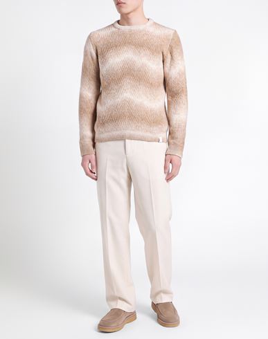 Man Sweater Sand Size XL Acrylic, Polyamide, Mohair wool, Wool, Elastane