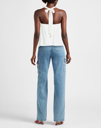 Woman Top White Size 2 Viscose